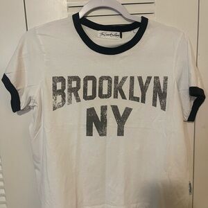 The Laundry Room Black and White Ringer Tee